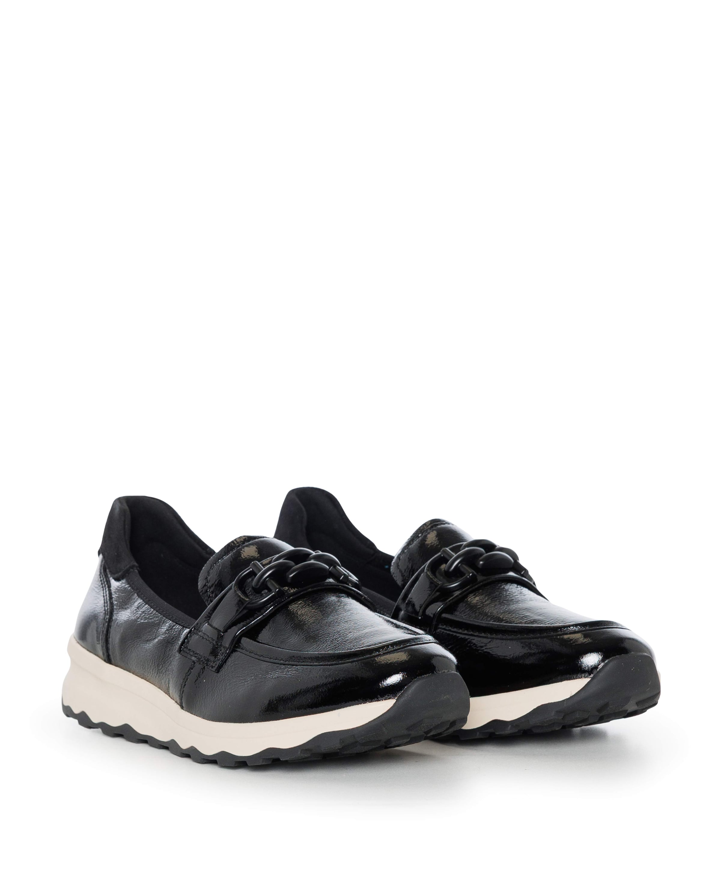 Caprice Slip-on dames instappers zwart