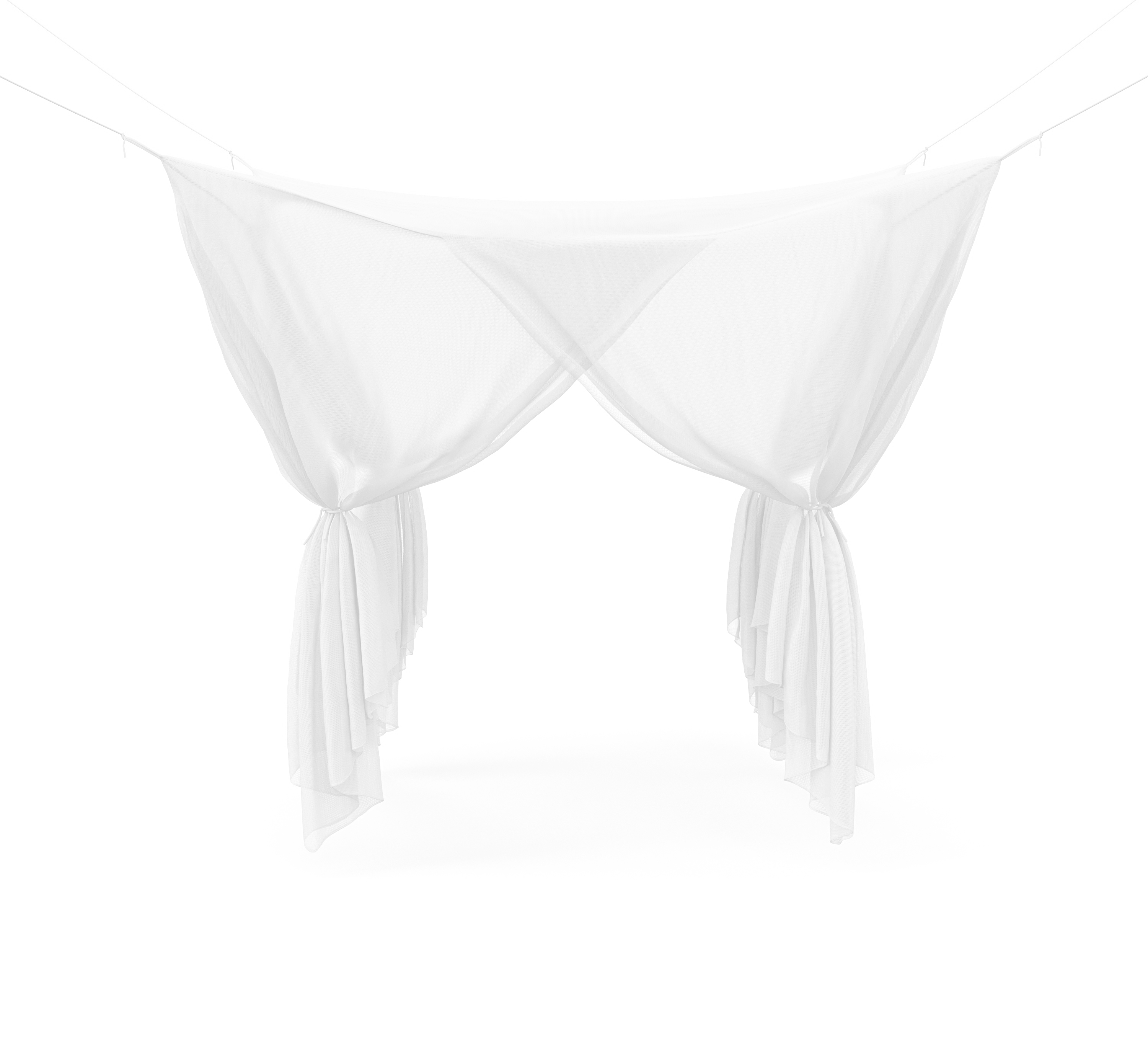Moskitonetz 220 x 210 cm weiss
