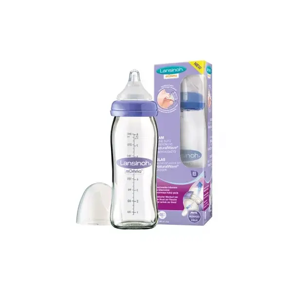 Garrafa Lansinoh Momma à Verre 240ml