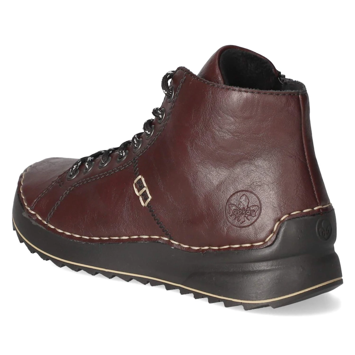 RiekerSchnürstiefeletten - rot