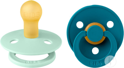 Bibs Colour Sucettes +0 Mois Taille 1 Nordic Mint/Forest Lake  2 Pièces
