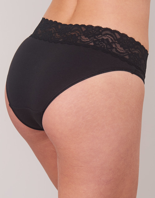 DIM - COTON FEMININE 2+1 GRATUIT - Noir / Blanc