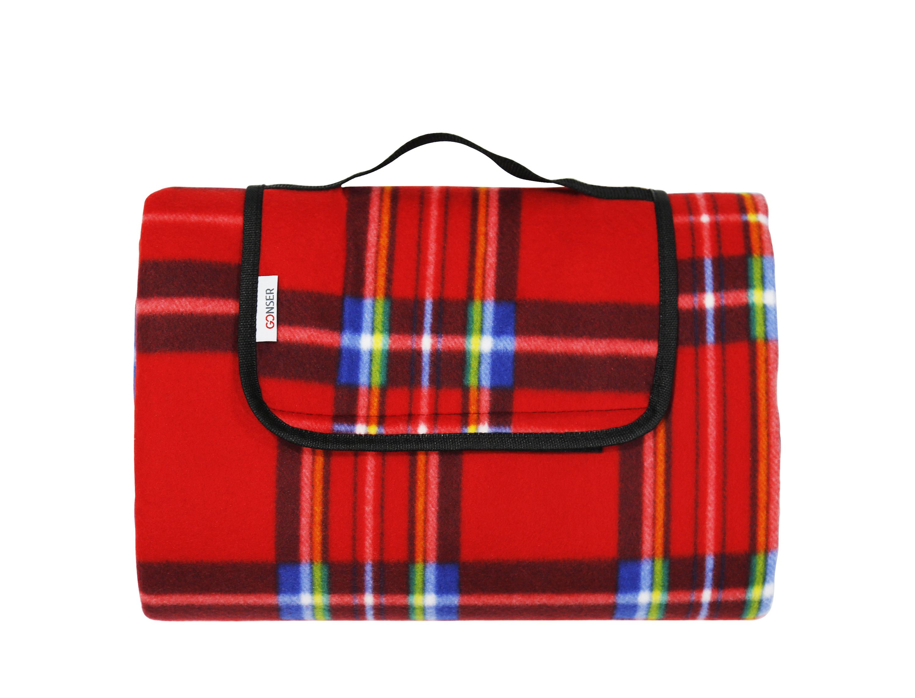 Picknickdecke 200 x 145 cm rot