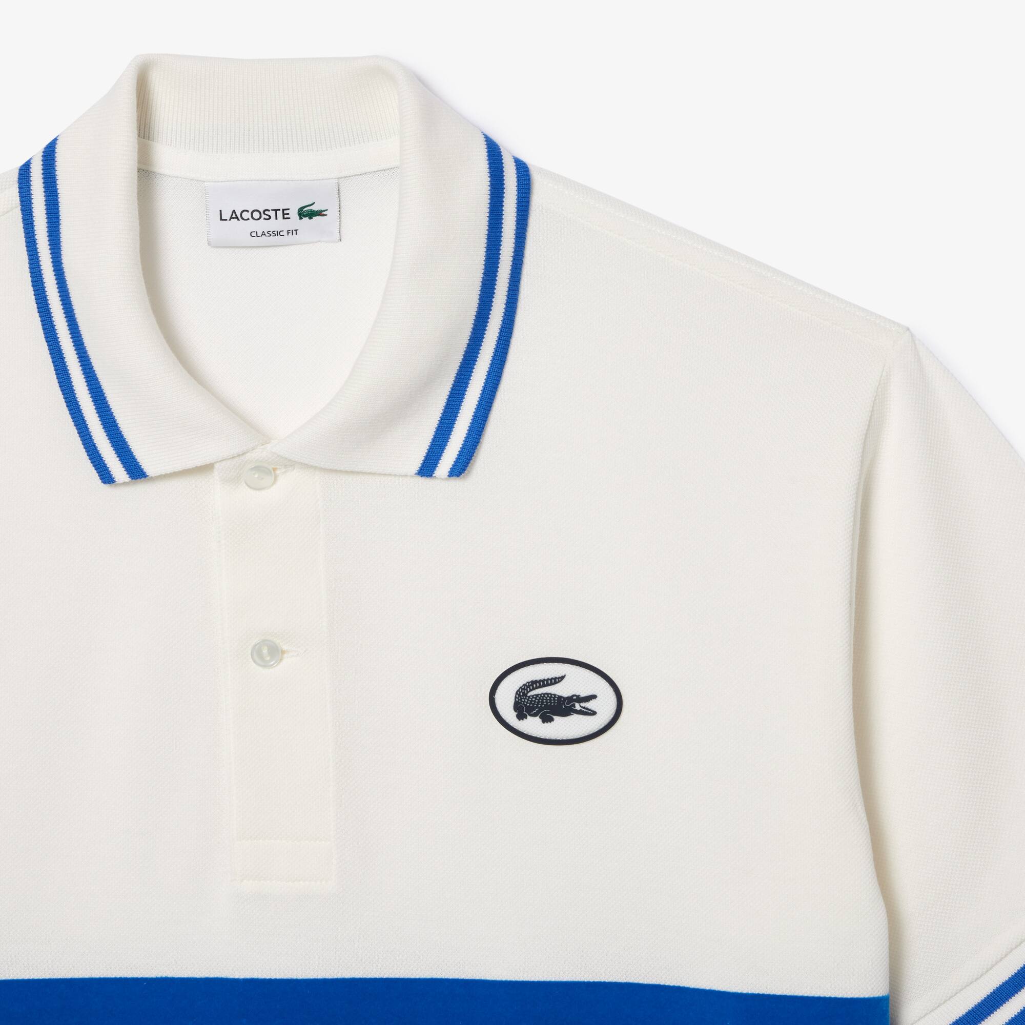 Originales L.12.12 Poloshirt mit Aufnäher Kurze Ärmel - Weiss - Lacoste - Herren