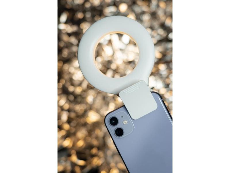 Dörr Smartphone LED Selfie Ringlicht SLR-9 Hochwertig verarbeitetes LED Selfie Ringlicht für einen perfekten Auftritt auf Social Media