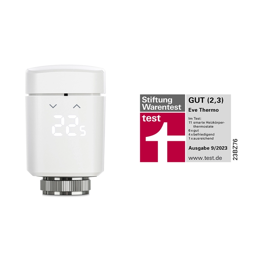 eve Thermo Smartes Heizkörperthermostat 2er Pack