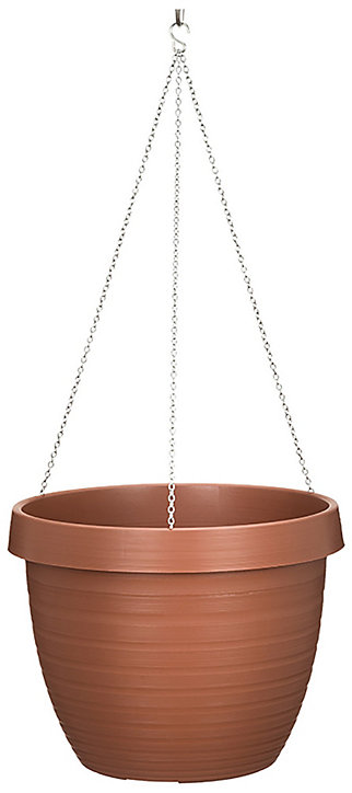 Pot suspendu plastique Scheurich Country star terracotta ø25 cm