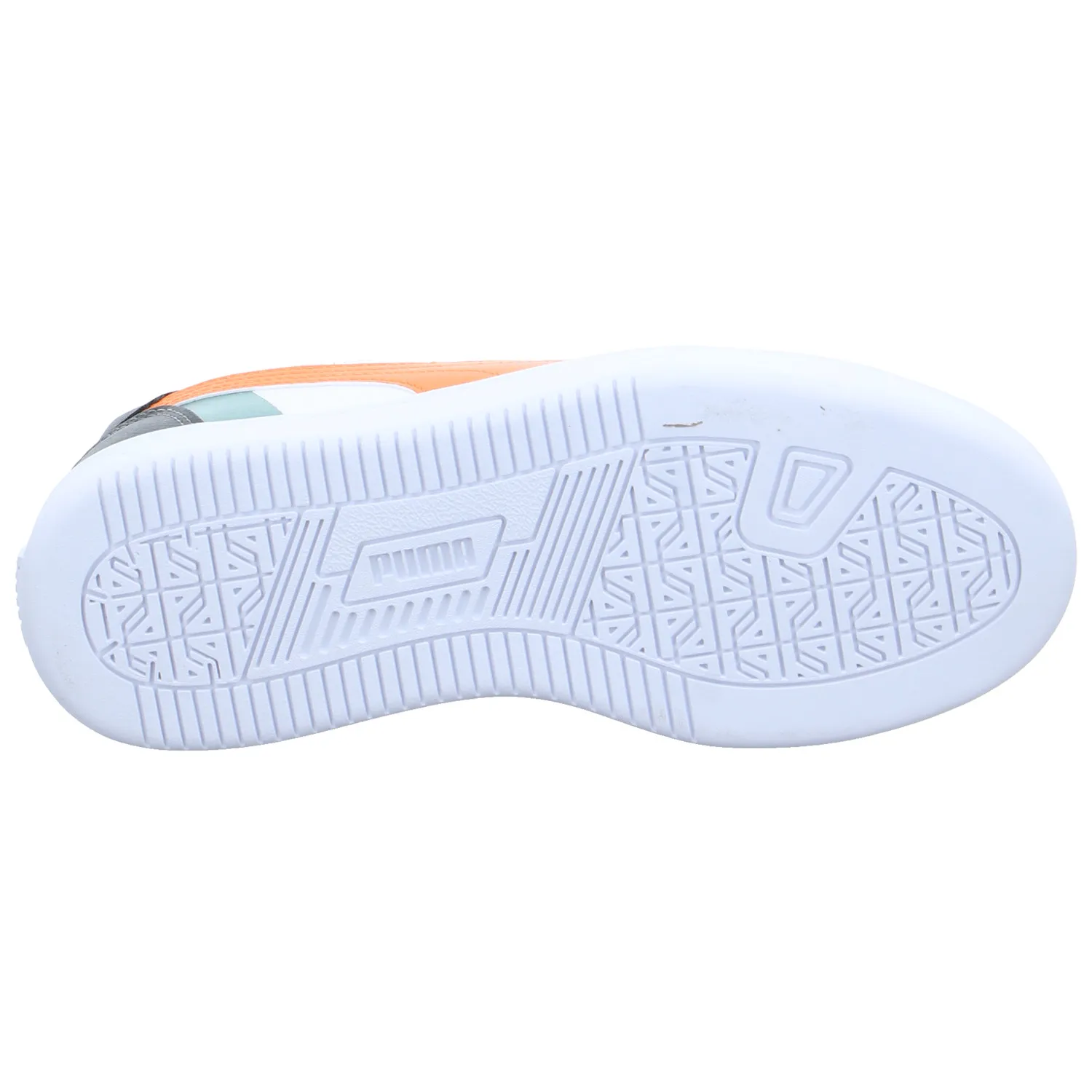 PUMA Kinder Sportschuh Weiss Lederimitat