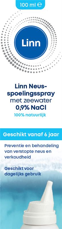 Linn Neusspoelingspray met Zeewater (100 ml)