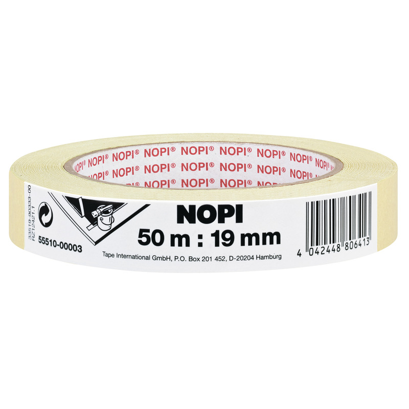 Tesa Kreppband Nopi, 19 mm x 50 m
