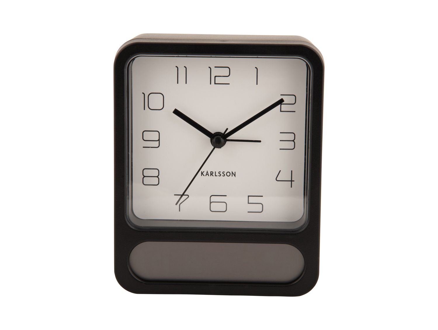 Alarm clock Duo matt black