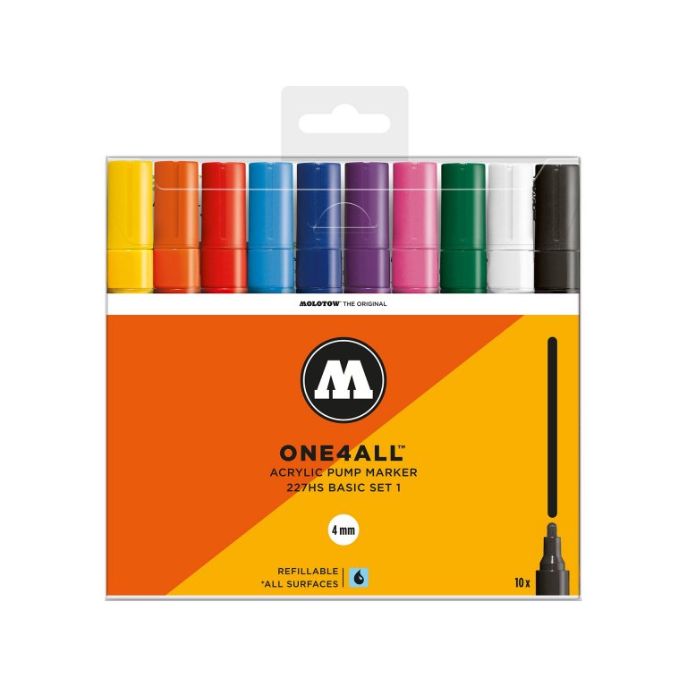 Molotow Lackmarker One4all 227HS, 10er-Set