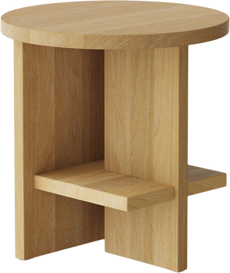 NINE Tee - Side Table Round Oak