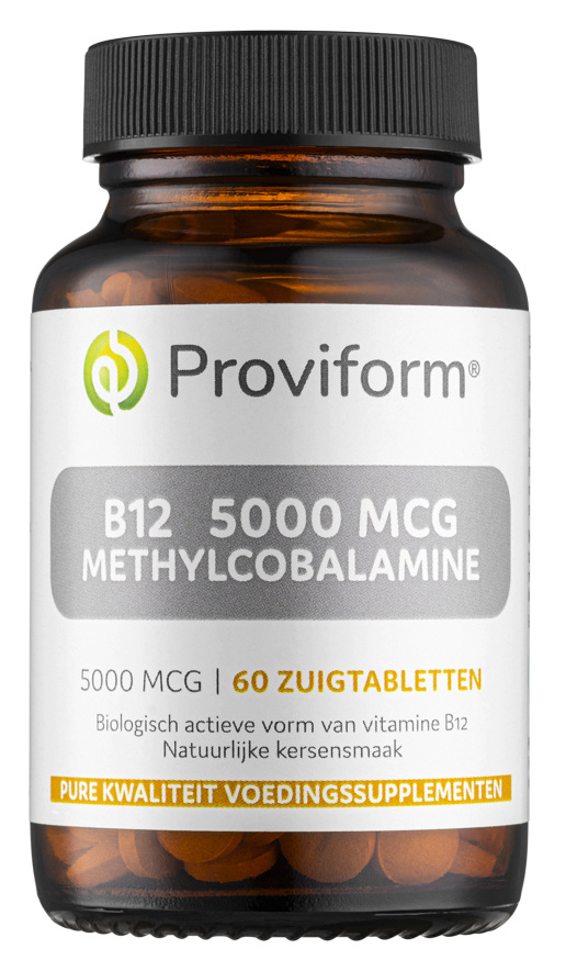 Proviform Vitamine B12 – 5000 Mcg Methylcobalamine (60 tabletten)