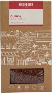 Manifaktur Quinoa rot glutenfrei Bio, 350 g