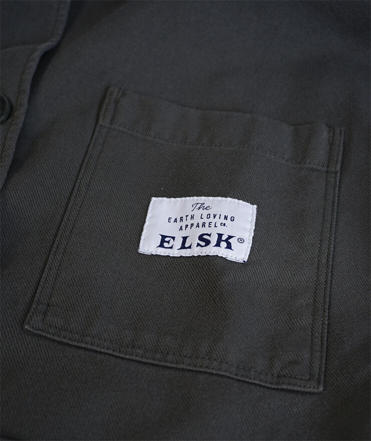 ELSK EARTH LOVING EDDIE MEN'S OVERSHIRT 200 dark green
