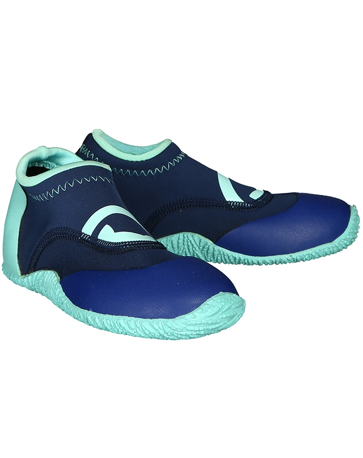 Neopren-Badeschuhe LOW TOPS – BLUE IRIS in dunkelblau/aqua