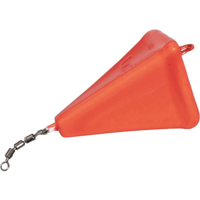 Plomb Zebco Flatty Scratcher Lead - Rouge Fluo