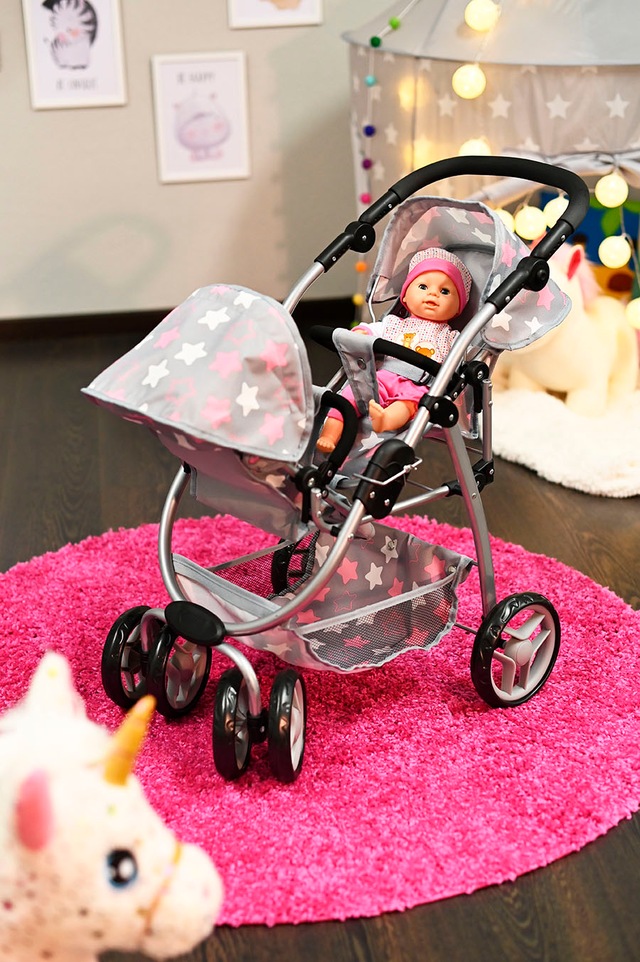 Knorrtoys® Puppen-Zwillingsbuggy »Milo«