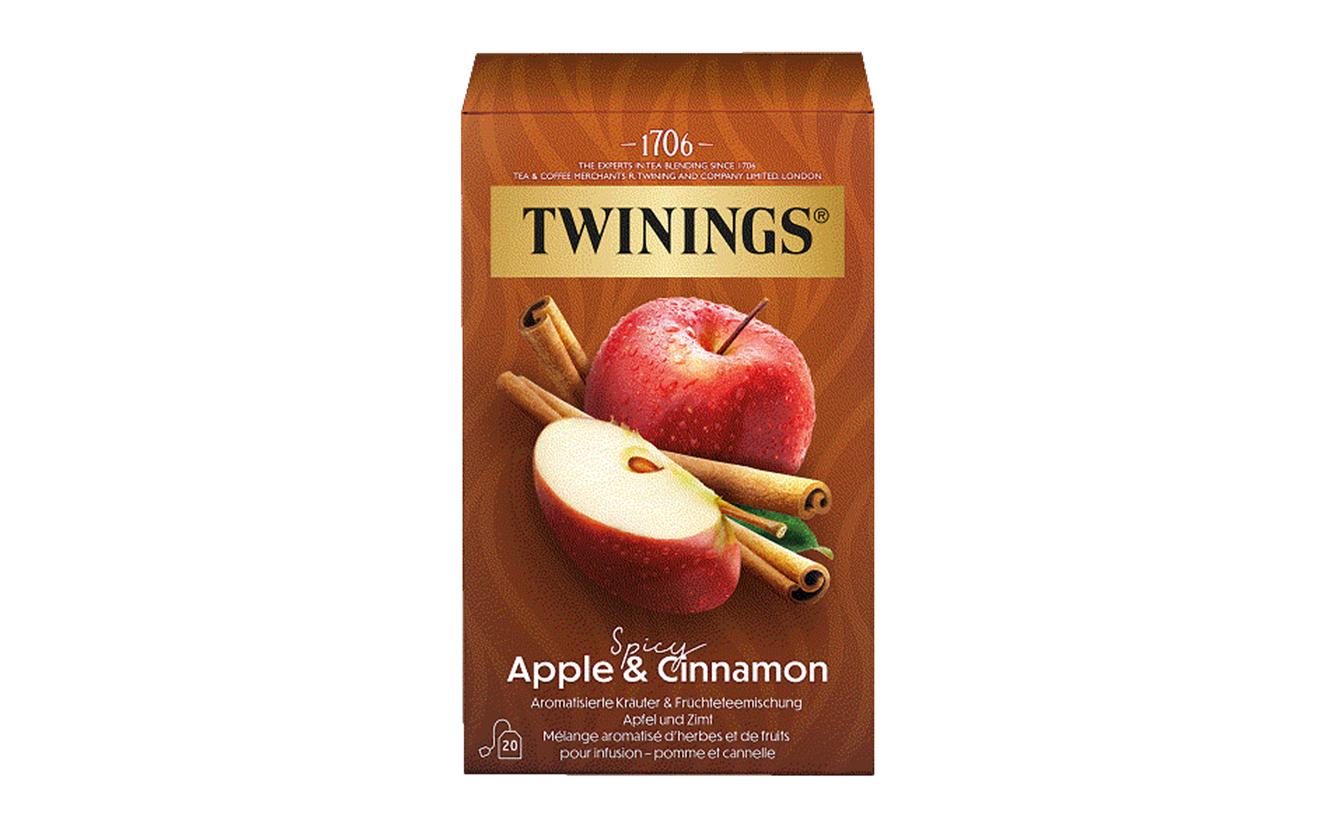 Teebeutel Apfel & Zimt 20 StückAromatisierte Kräuter- und Früchteteemischung