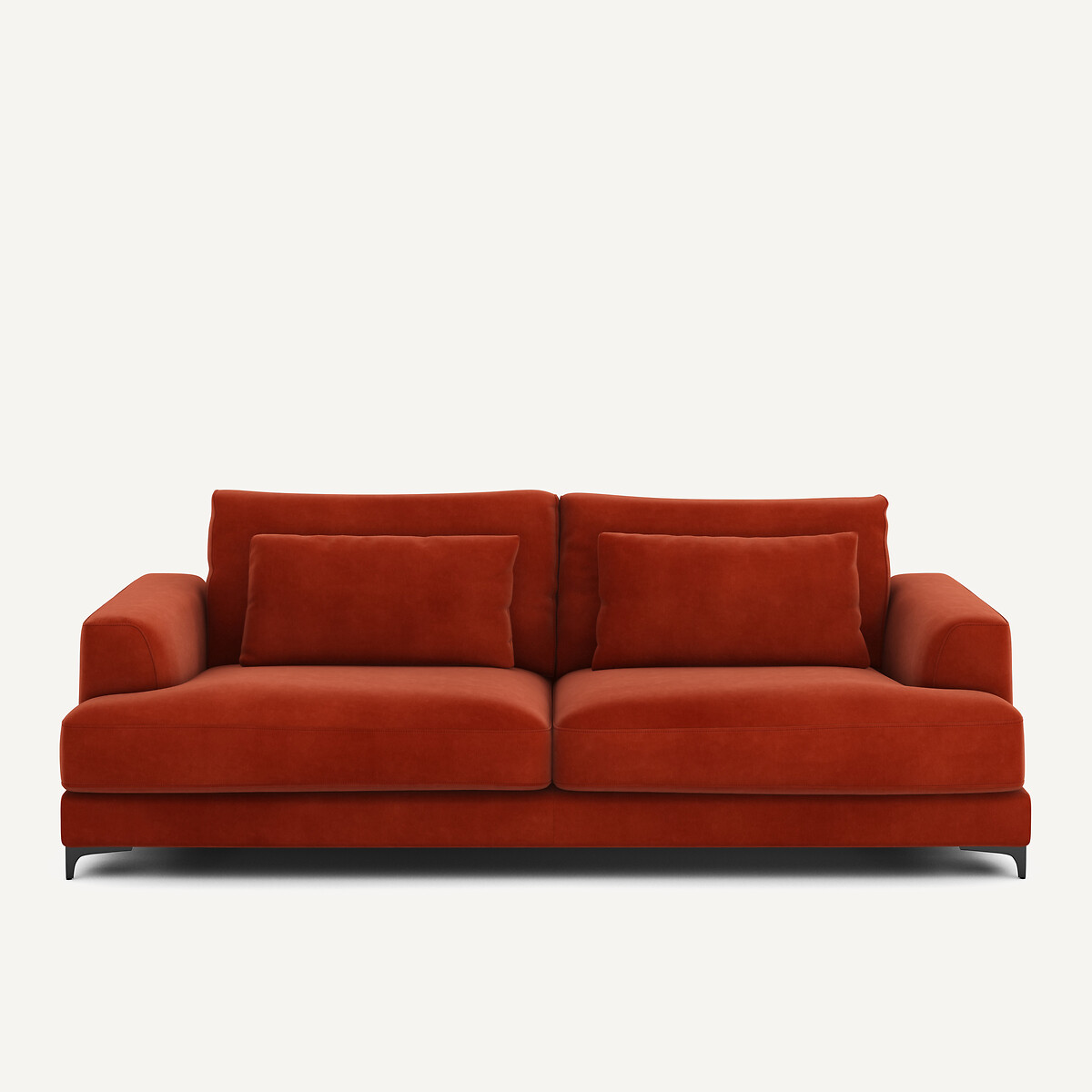 AM.PM<br>Sofá-cama de veludo de 4 lugares, Marsile