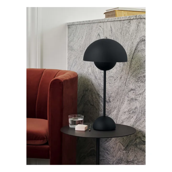 & Tradition Lampe à poser Flowerpot VP3, Verner Panton, 1969 | Noir