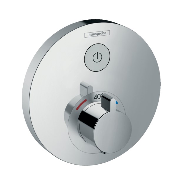 Hansgrohe ShowerSelect S afbouwdeel thermostaat voor 1 functie chroom