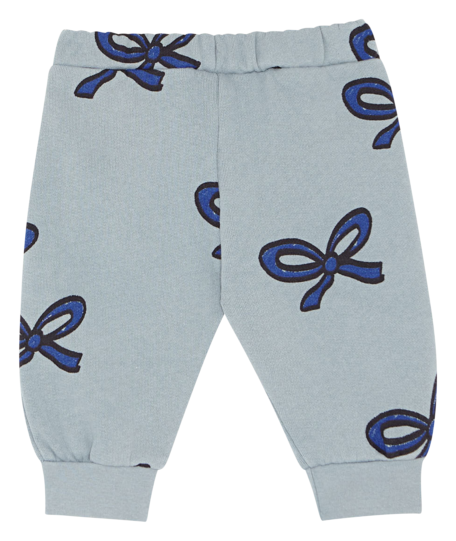 Pantalon imprimé en coton| Bleu