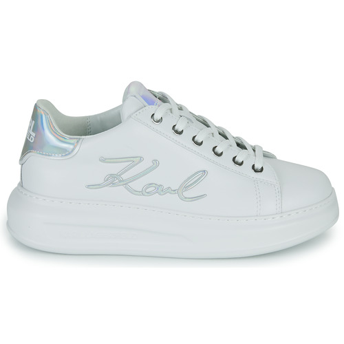 Karl Lagerfeld - KAPRI Signia Lace Lthr Blanco / Plata