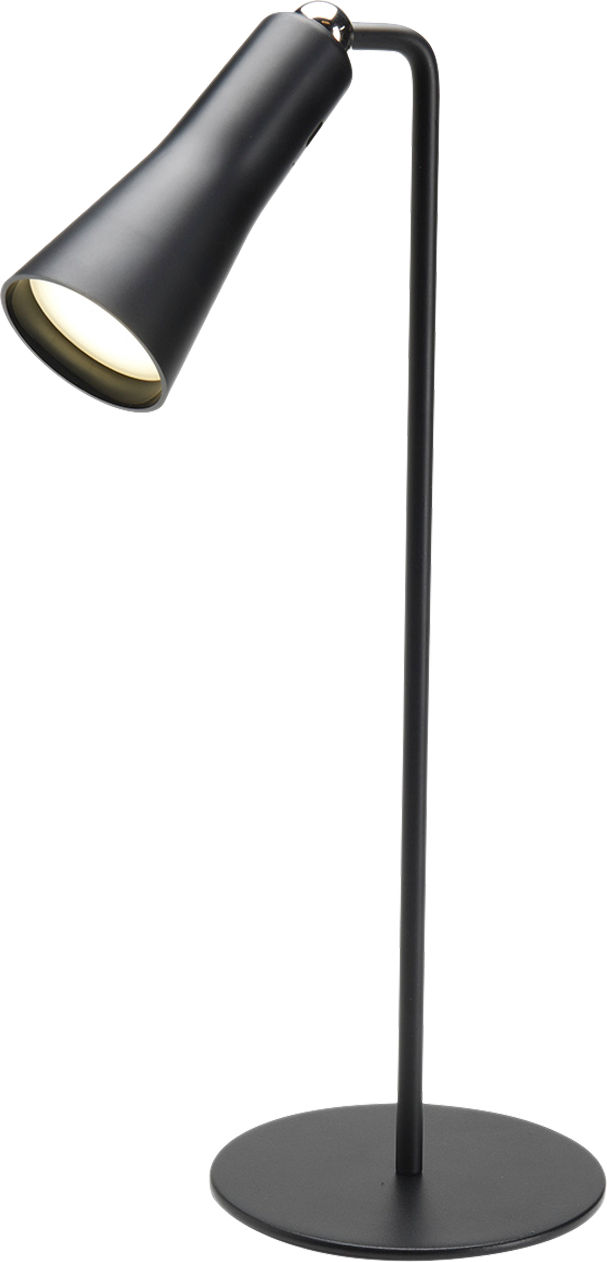 Wecamp Magnete aufladbare Tischlampe schwarz