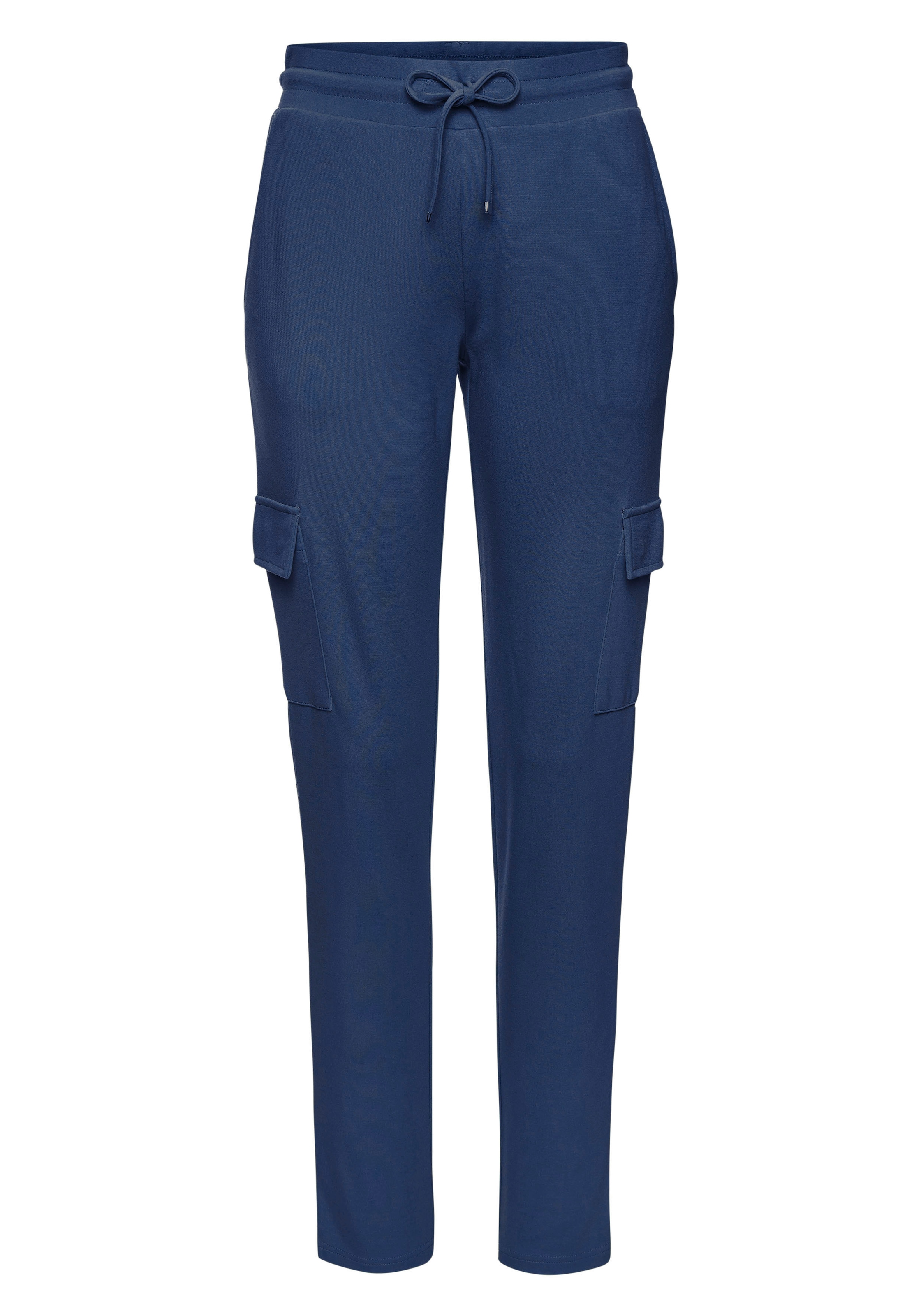 LASCANA Cargohose  in weich fliessendem Material, Loungewear