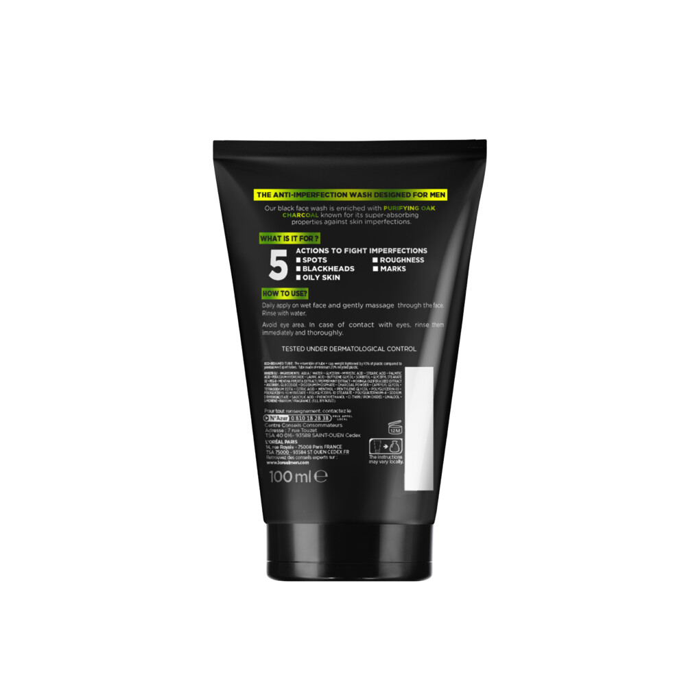 L'Oréal Men Expert Pure Charcoal Gezichtsreiniger100 ml