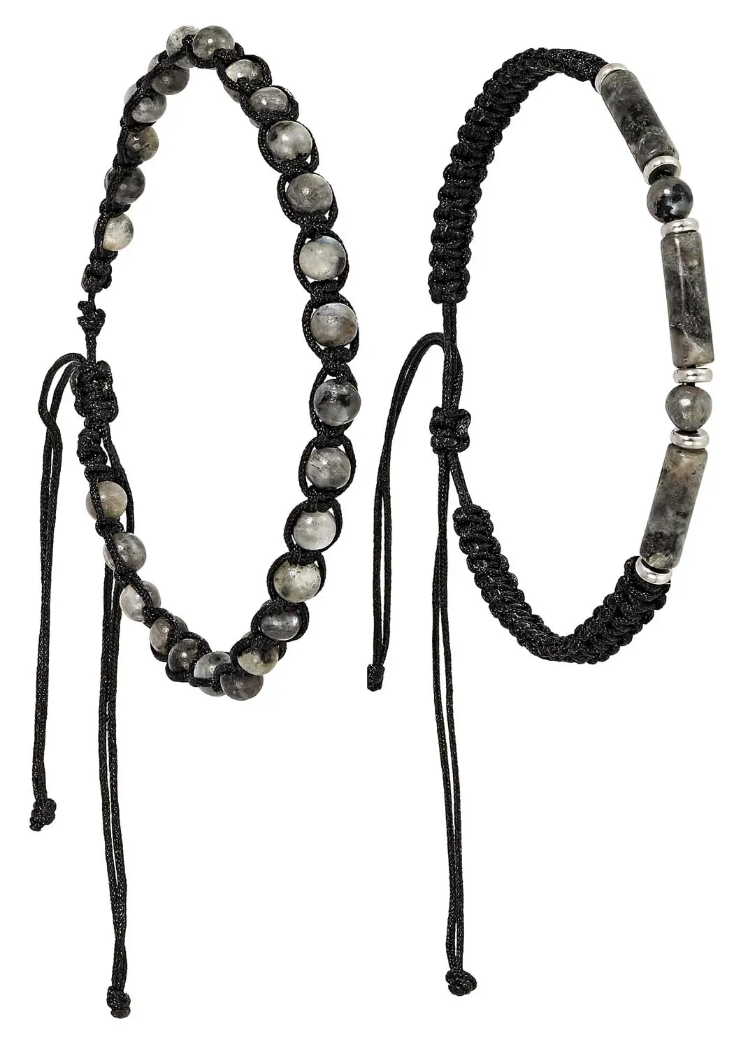 Herren Armband-Set - Grey Labradorite