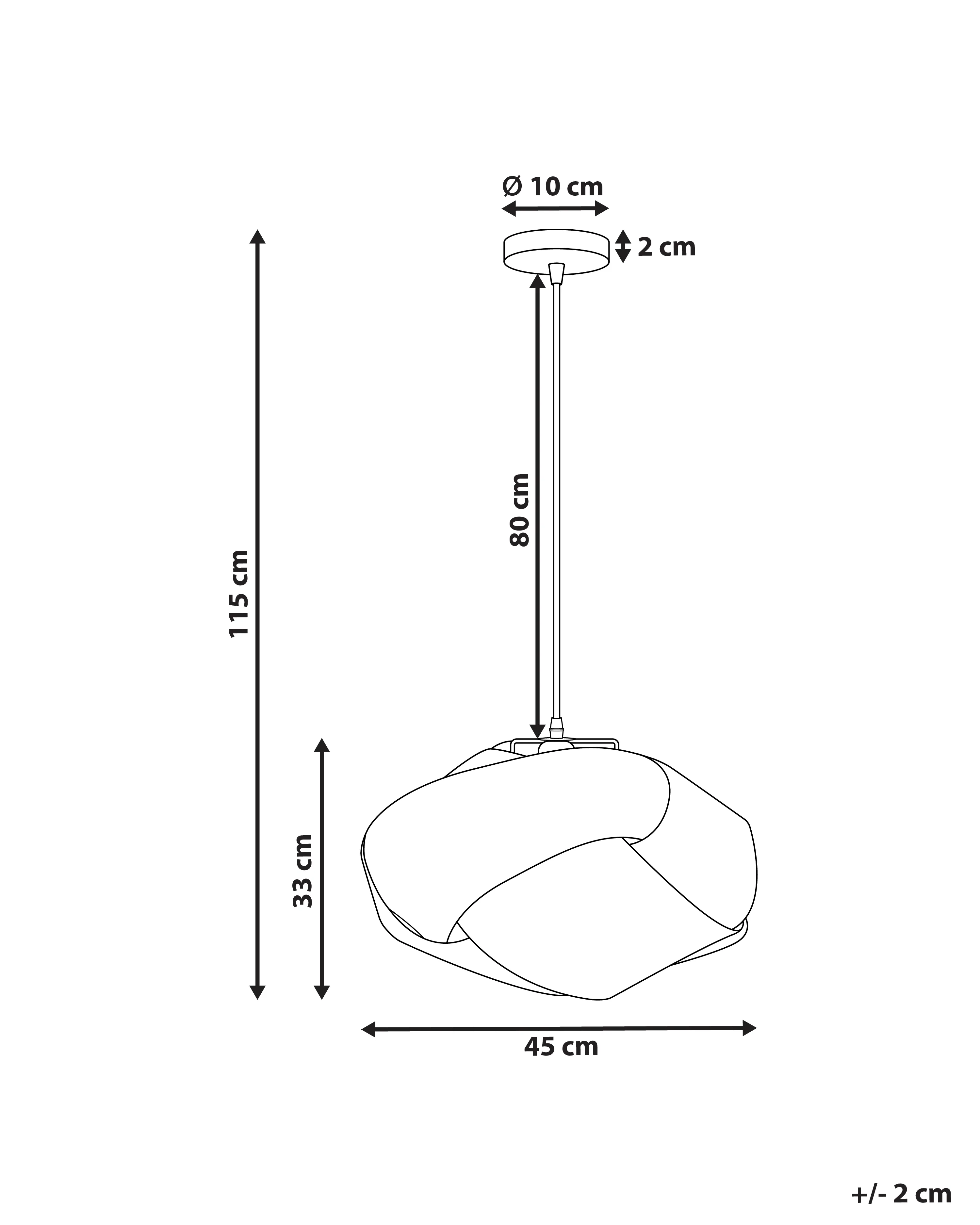 Hanglamp HALIL Bamboehout Beige