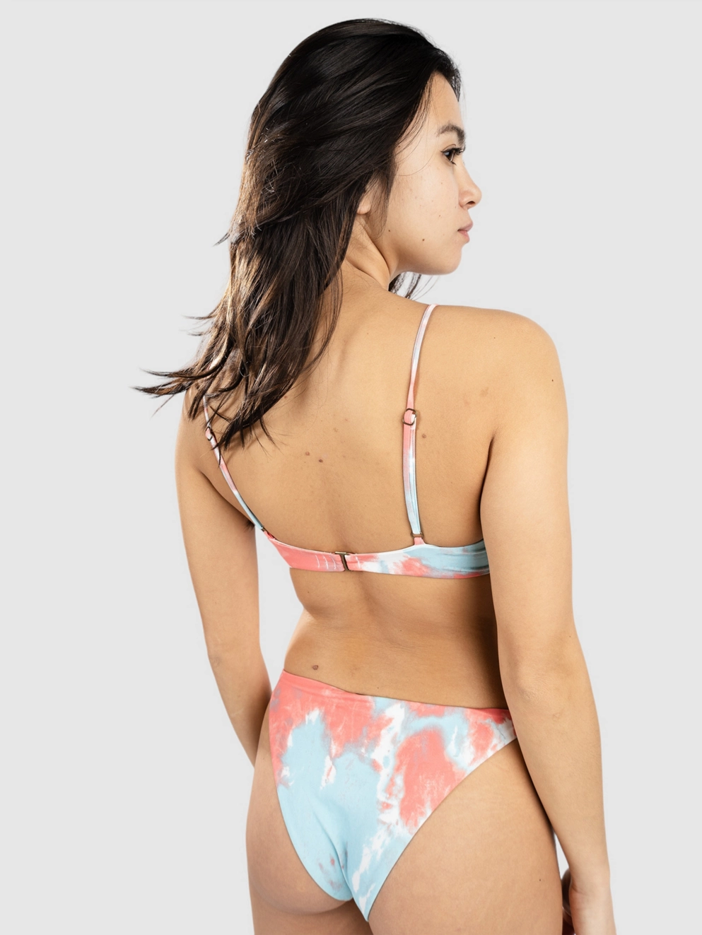 O'Neill Pismo Flamenco Wow Bikini Set pink ice cube tie dye