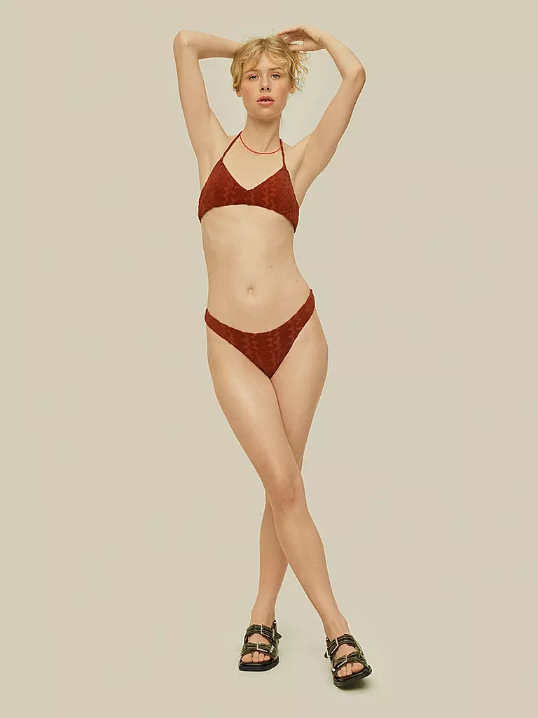 OAS Bikini Top SCRIBBLE YAM kupfer