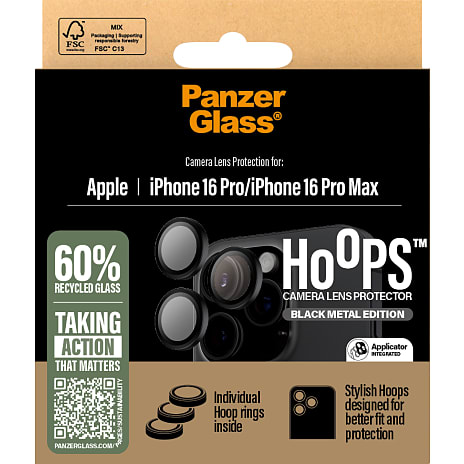 PanzerGlass linse beskyttelse iPhone 16 Pro/16 Pro Max