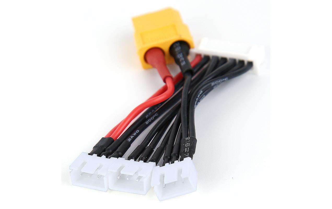 Ladekabel XT60 zu JST-XH 2S 3in1Ladekabel mit JST-XH Stecker für 2S LiPo Akkus