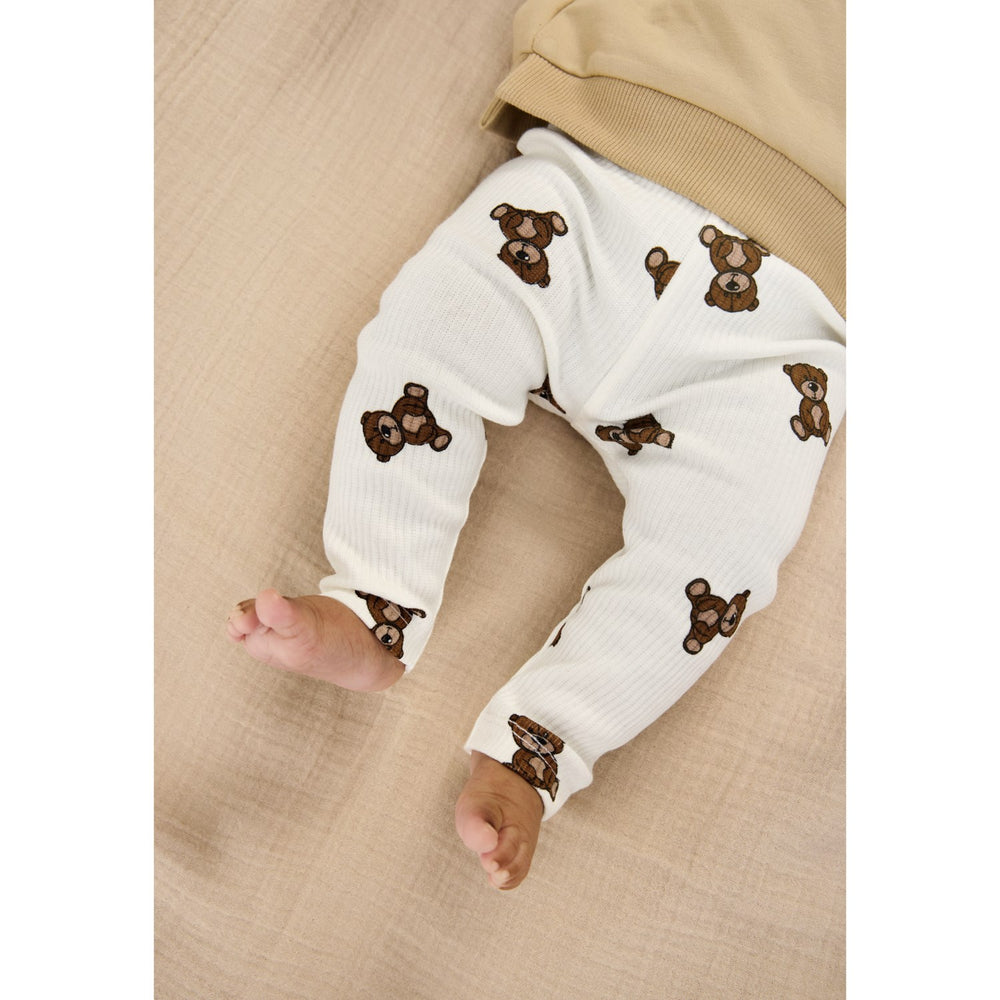 Køb THE NEW Siblings Cloud Dancer AOP TNSBPaulo Rib Leggings