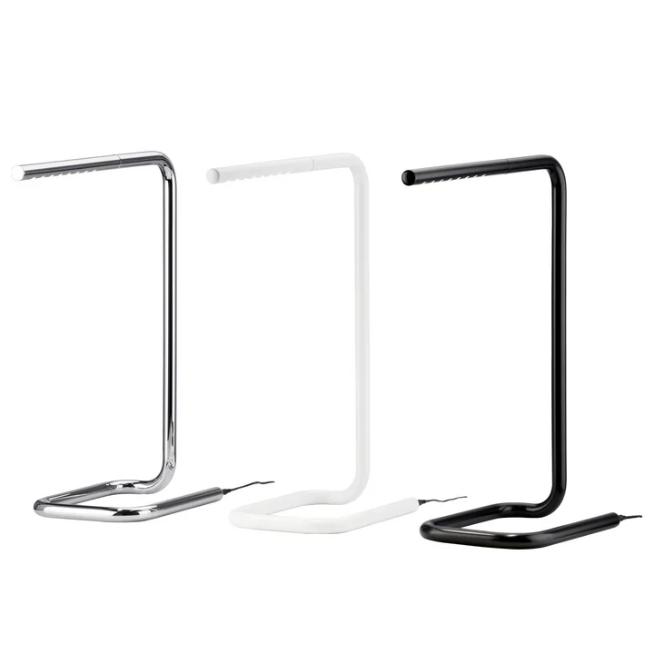 Thonet - Lum Tischleuchte LED, H 50 cm, Chrom