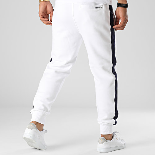 Pantalon Jogging A Bandes Bennett Poster Blanc