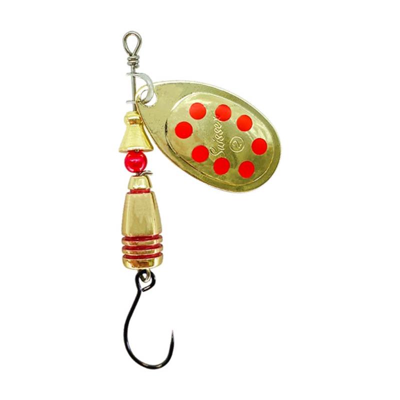Cuiller Tournante Suissex Divine Nk Or Points Rouges
