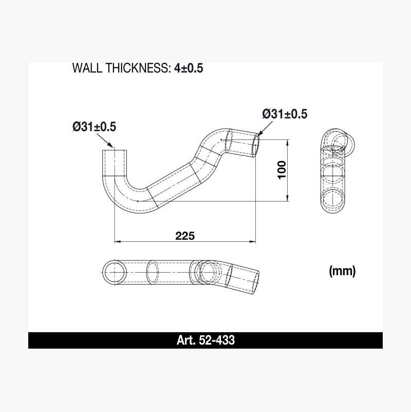 RADIATORSLANGER SEAT/VW/VOLVO