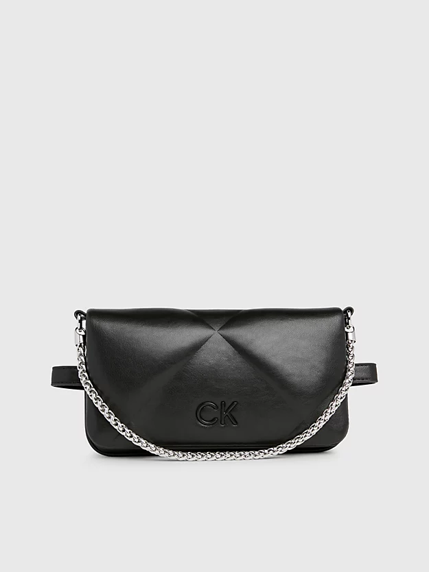 Bolsa de cintura conversível acolchoada