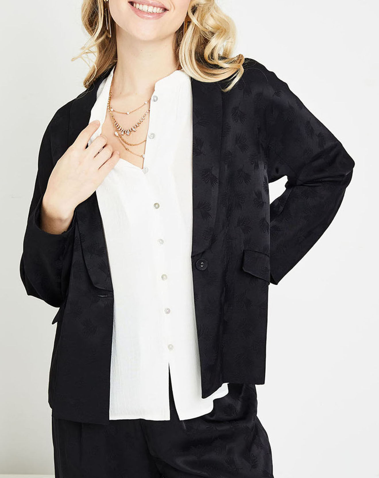 See u Soon Veste Victoire noire