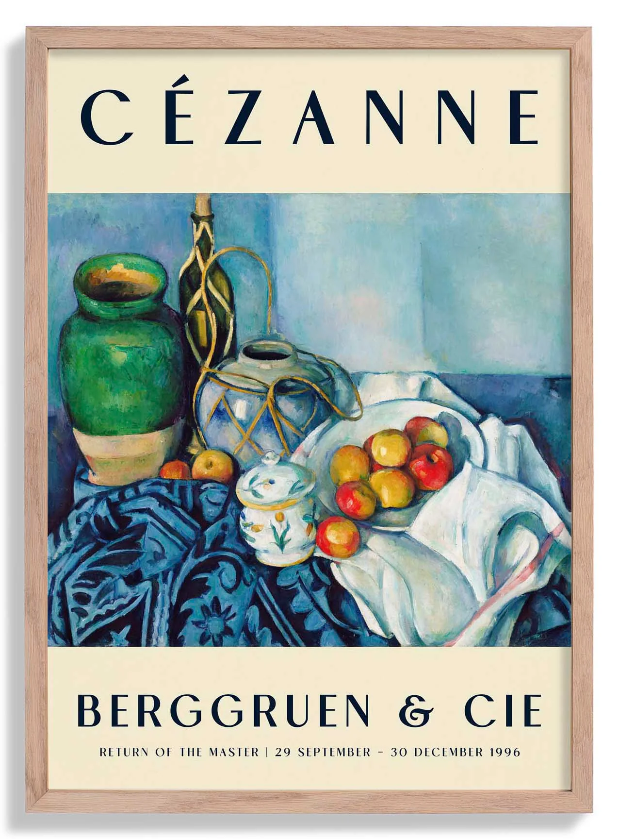 Stillleben mit Äpfeln Kunstausstellung von Paul Cézanne