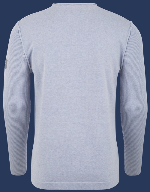 Herren Pullover 020 KoNitJb, Lightbluemelange
