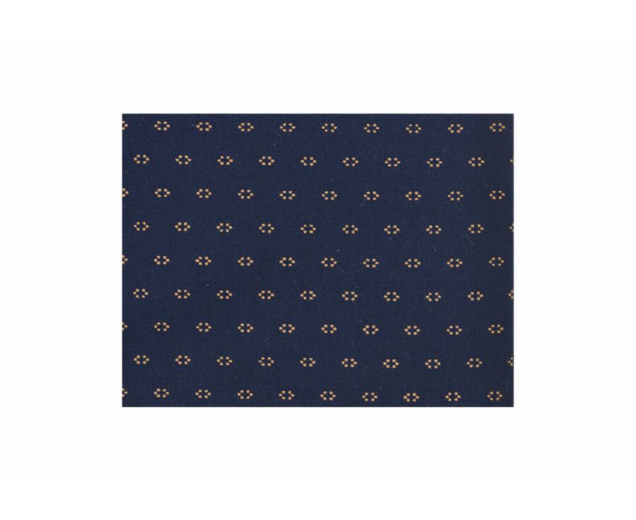Chemise imprimée marine motif cognac - LÉONCE