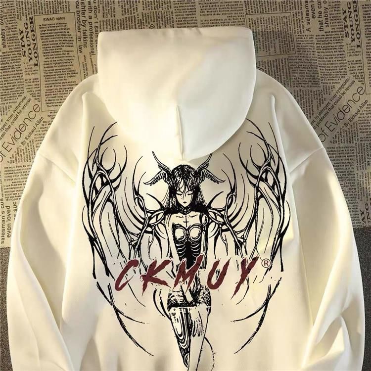 Bay Go Mall - Oversized hoodie met engelprint