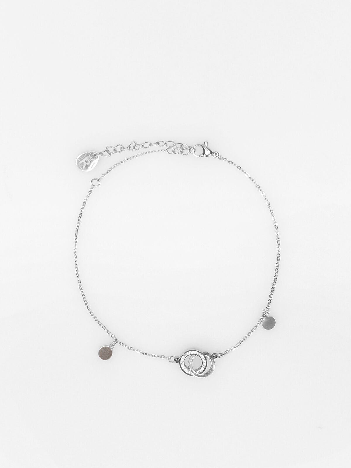 Chaine de cheville à boucles entrecroisées